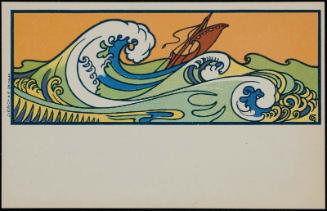 A boat in the waves, from the series The Sea