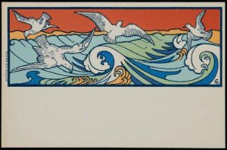 Seagulls in the waves, from the series The Sea