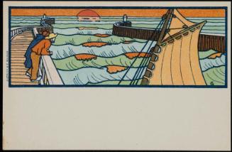 Sunset on the ocean, from the series The Sea