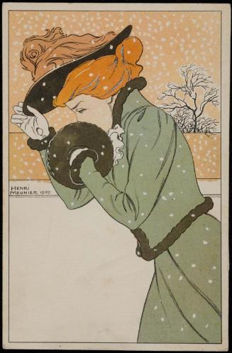 Walking in the snow, from the series Their Gestures