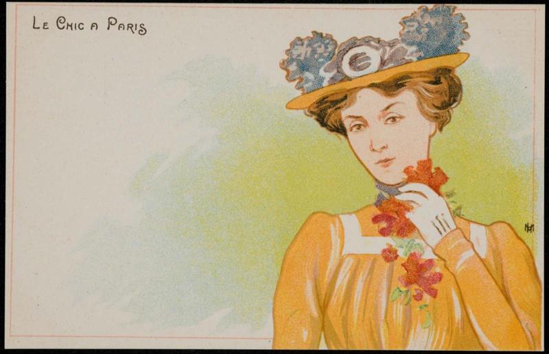 Card eight, from the series The Chic in Paris