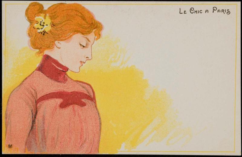 Card nine, from the series The Chic in Paris