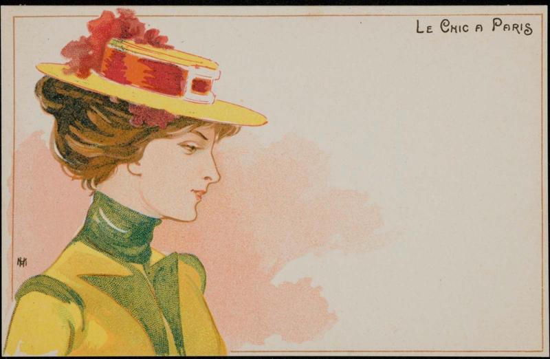 Card ten, from the series The Chic in Paris