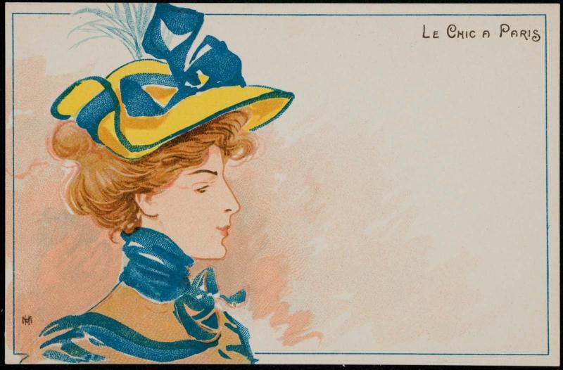 Card eleven, from the series The Chic in Paris