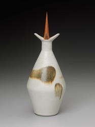 Bottle with wood stopper