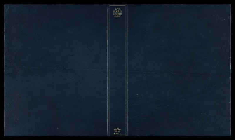 Laus Pictorum, Portraits of Nineteenth Century Artists - Blue leather inner folder