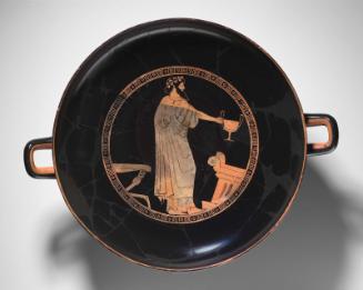 Drinking cup (kylix) with Dionysiac scenes