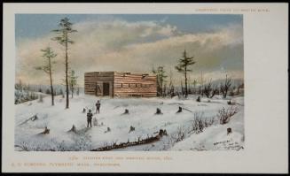 Pilgrim Fort and Meeting House, 1621. 5384