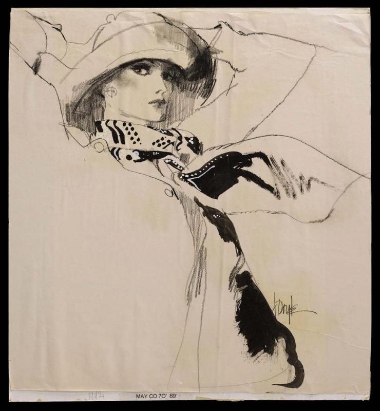Woman with sporty hat