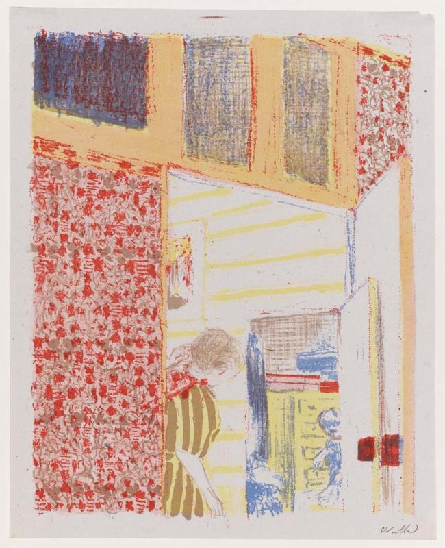 Intérieur aux Tentures Roses III