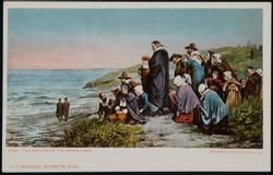 The sailing of the Mayflower. 8745