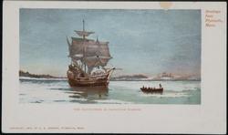 The Mayflower in Plymouth Harbor