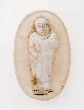 Cameo with a standing figure