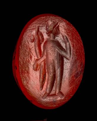 Oval gem with Harpocrates