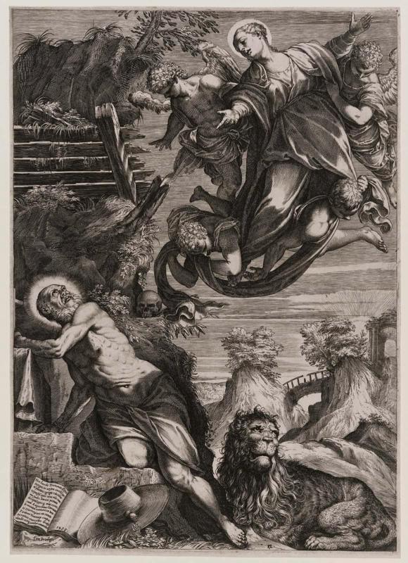 The Virgin Appearing to St. Jerome