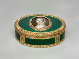 Snuffbox with portrait of Madame de Pompadour