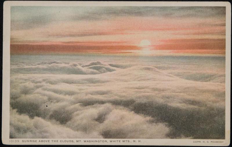 Sunrise Above the Clouds, Mt. Washington, White Mts., N.H. 10139