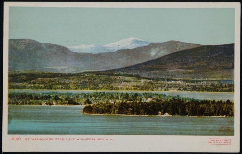 Mt. Washington, from Lake Winnipesaukee, N.H. 10140