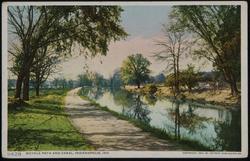 Bicycle Path and Canal, Indianapolis, Ind. 11428
