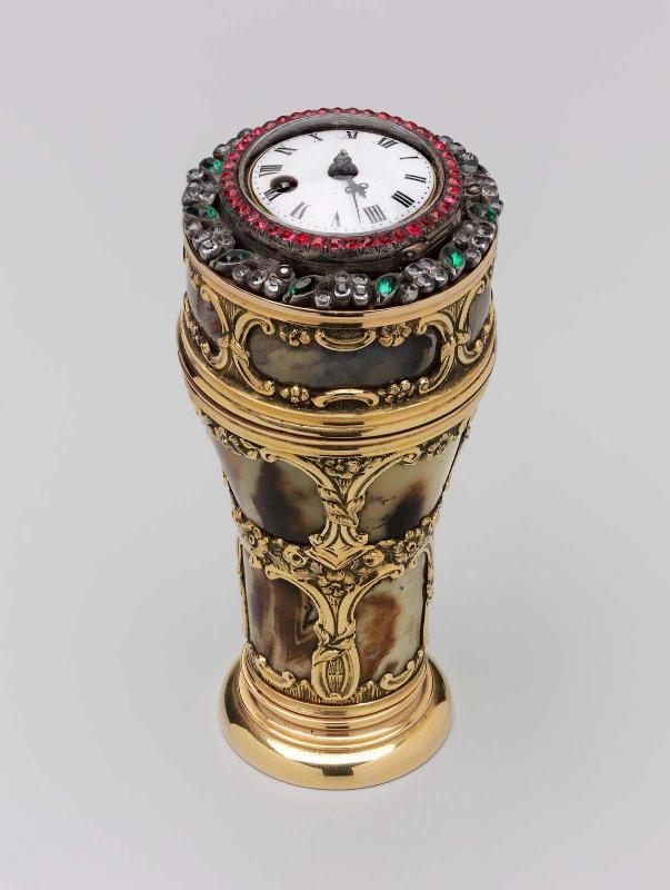 Telescoping spyglass and timepiece