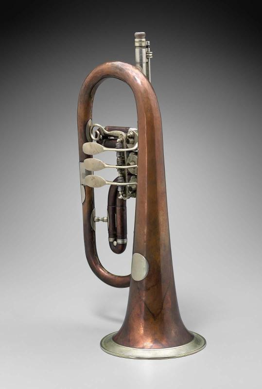 Valved bugle in E-flat