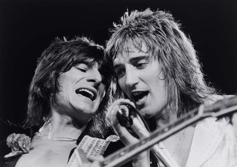 Ron Wood and Rod Stewart