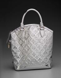 Marc Jacobs Silver "Lock-it" Bag - "Miroir" Line Alma