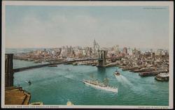 New York and Brooklyn Bridge. 12336