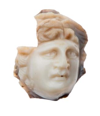 Cameo fragment with head of Medusa