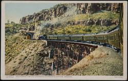 California Limited Crossing Johnson's Canyon, Arizona. 12992