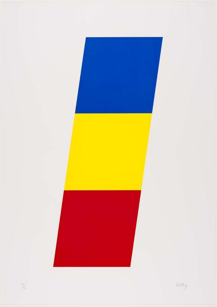 Ten Color Lithographs: Blue/Yellow/Red