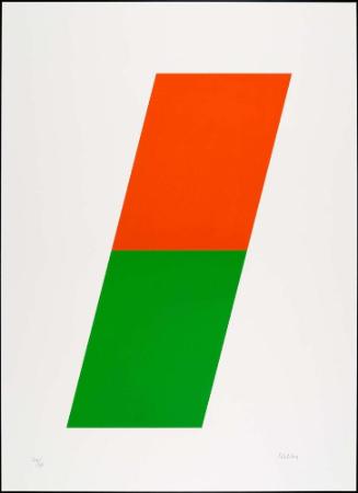 Ten Color Lithographs: Orange/Green