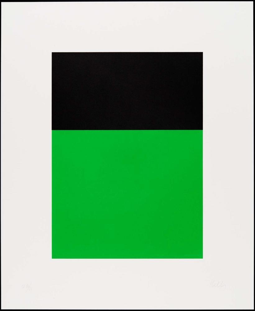 Ten Color Lithographs: Black/Green