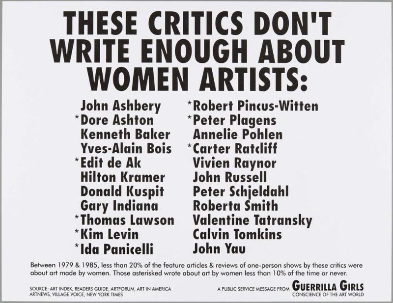 These Critics Don't Write Enough About Women Artists
