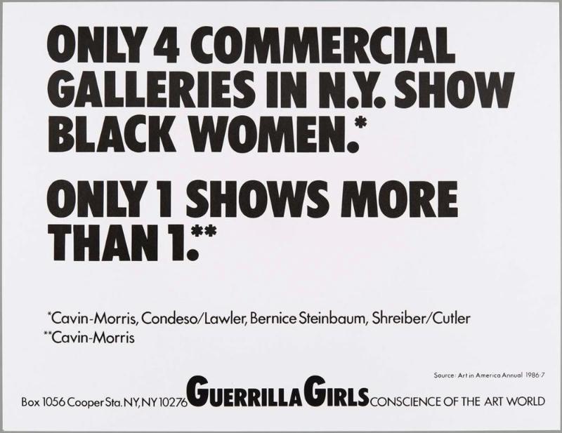 Only 4 Commercial Galleries In N.Y. Show Black Women. Only 1 Shows More Than 1