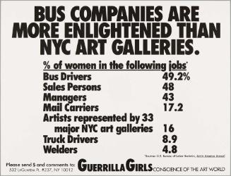 Bus Companies Are More Enlightened Than NYC Art Galleries