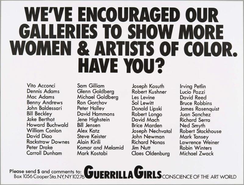 We've Encouraged Our Galleries To Show More Women, And Artists Of Color. Have You?