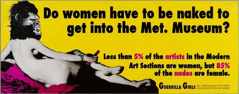 Do Women have to be Naked to Get Into the Met Museum?