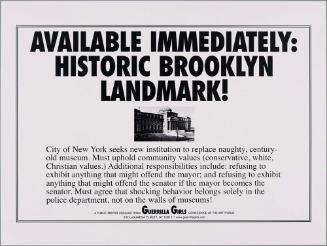 Available Immediately: Historic Brooklyn Landmark!