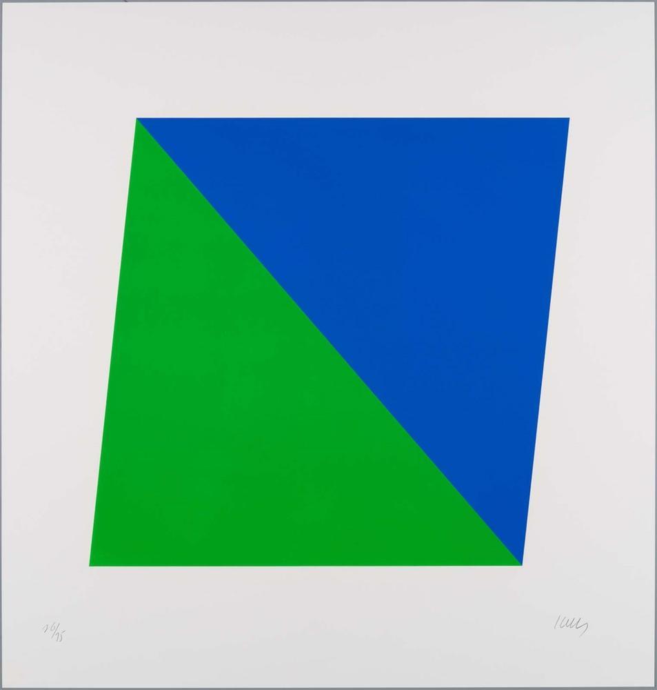 Ten Color Lithographs: Blue/Green