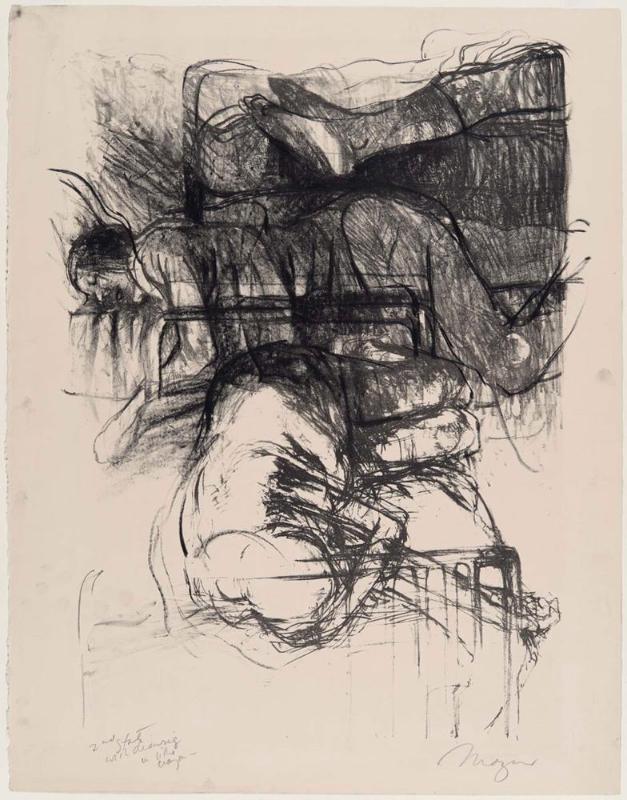 Images from a Locked Ward, Unused Study (Beds)