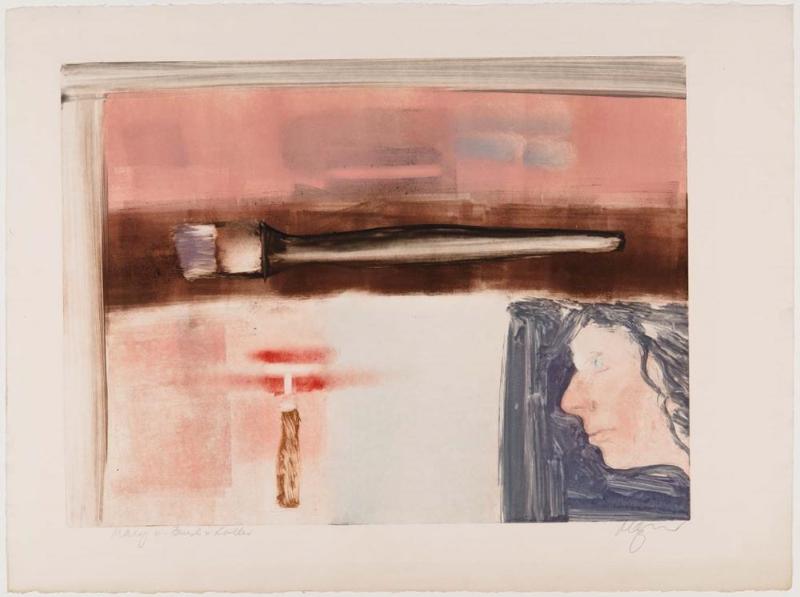 Mary with Brush and Roller
