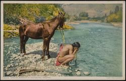 Apache Warrior at Navajo Rio, Arizona. 13945