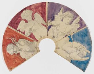 Study for interior decoration: Four Cupids
