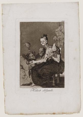 Hilan delgado.  (They Spin Finely); Caprichos 44