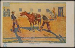 His First Lesson. 14180