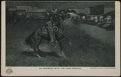 An Argument with the Town Marshal. 14182