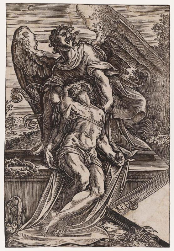 The Body of Christ Supported by an Angel