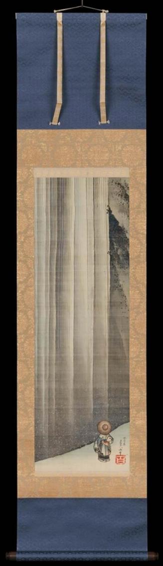 Li Bai Admiring a Waterfall