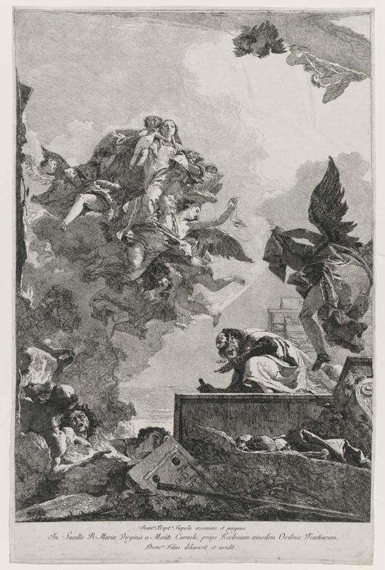 The Virgin Mary Appearing to the Blessed Simon Stock